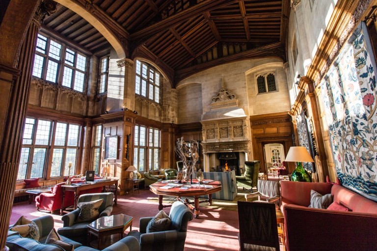 Inside Bovey Castle
