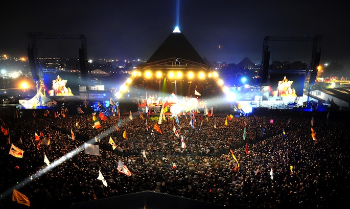 The Pyramid Stage at Glastonbury Festival 2014, Via Google Images