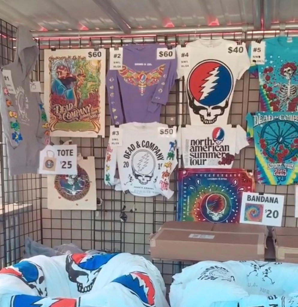 Dead & Company Concert Merch